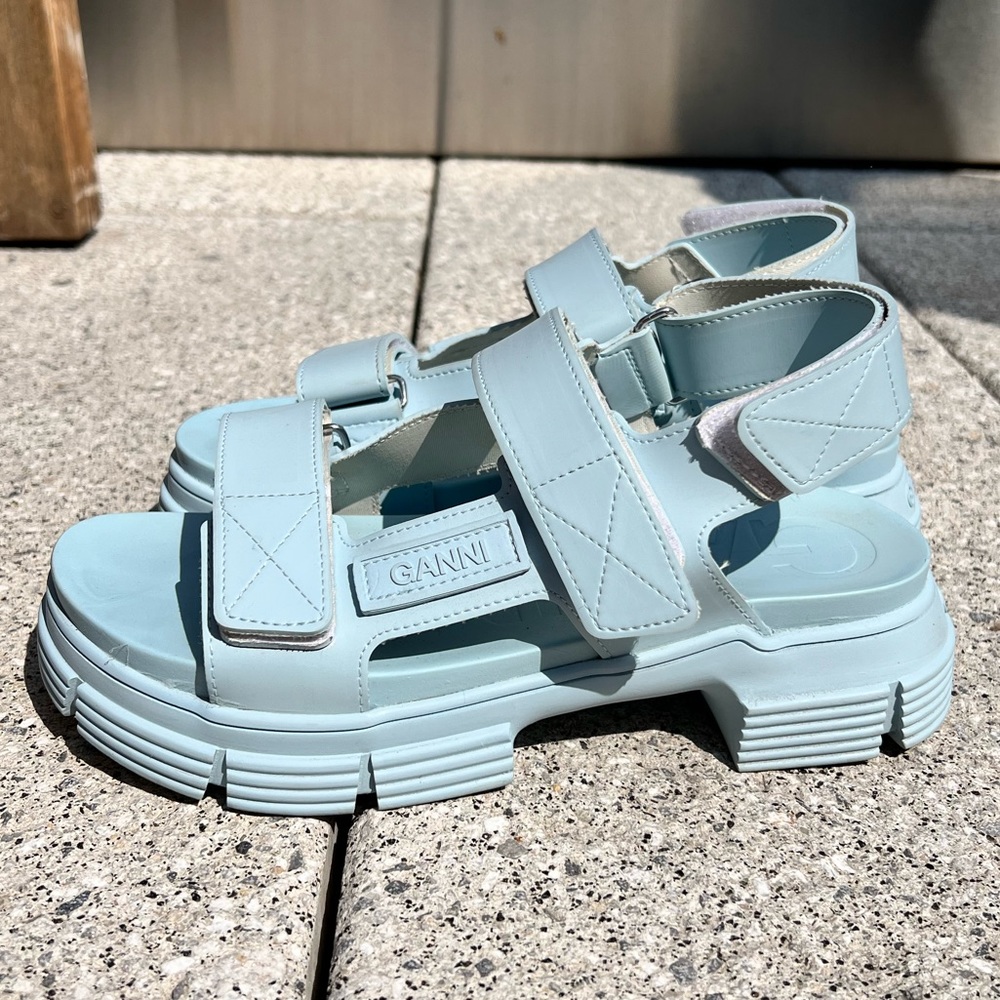GANNI rubber sole sandles
